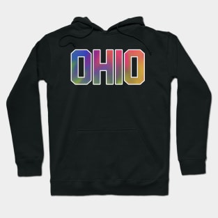 Ohio TieDye Jersey Letter Hoodie